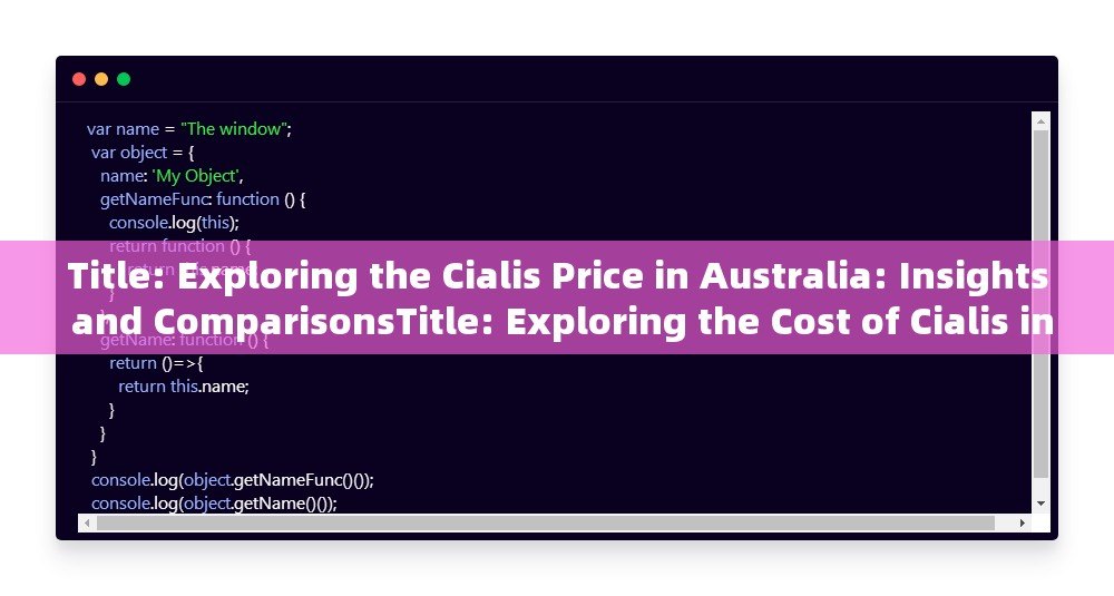 Title: Exploring the Cialis Price in Australia: Insights and ComparisonsTitle: Exploring the Cost of Cialis in Australia: Affordability and Accessibility