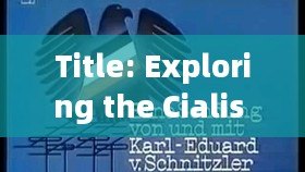 Title: Exploring the Cialis Price in Australia: Insights and ComparisonsTitle: Exploring the Cost of Cialis in Australia: Affordability and Accessibility