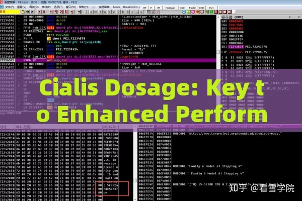 Cialis Dosage: Key to Enhanced Performance