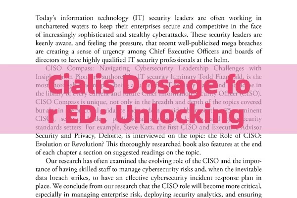 Cialis Dosage for ED: Unlocking the Key to Satisfaction, Cialis Dosage for ED: A Comprehensive Guide