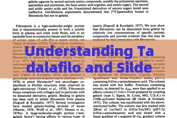 Understanding Tadalafilo and Sildenafilo: A Comprehensive Guide for ED Treatment