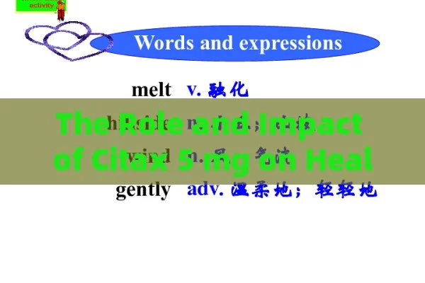 The Role and Impact of Citax 5 mg on Health: A Thorough Investigation
