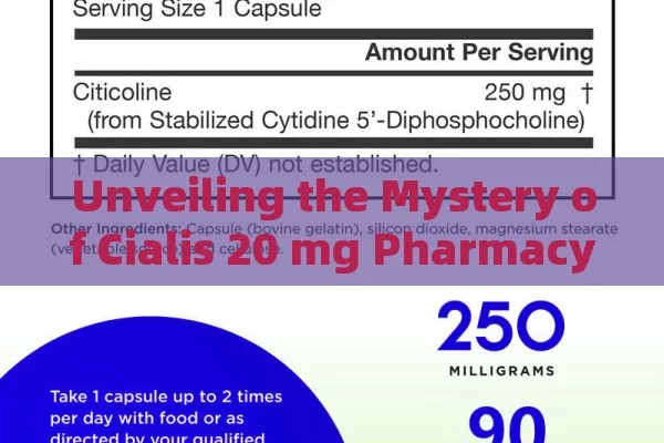 Unveiling the Mystery of Cialis 20 mg Pharmacy Price